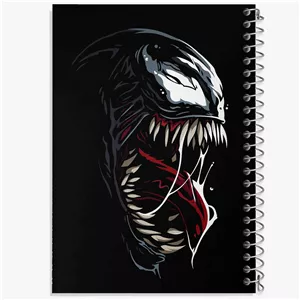 دفتر نقاشی 50 برگ خندالو طرح ونوم Venom