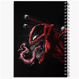 دفتر نقاشی 50 برگ خندالو طرح ونوم Venom