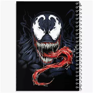 دفتر نقاشی 50 برگ خندالو طرح ونوم Venom