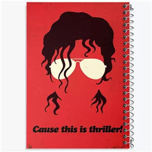 دفتر نت موسیقی 50 برگ خندالو طرح مایکل جکسون Michael Jackson