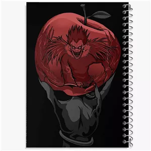 دفتر نت موسیقی 50 برگ خندالو طرح ریوک انیمه دفترچه مرگ Death Note