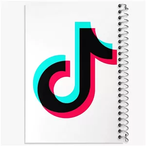 دفتر لیست خرید 100 برگ خندالو طرح تیک تاک Tik Tok