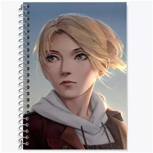دفتر لغت 100 برگ خندالو طرح آنی لئونهارت انیمه اتک آن تایتان Attack on Titan