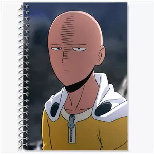 دفتر لغت 100 برگ خندالو طرح سایتاما انیمه مرد تک مشتی One Punch Man