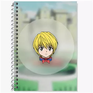 دفتر زبان دو خط 50 برگ خندالو طرح کوراپیکا انیمه هانتر ایکس هانتر  Hunter × Hunter