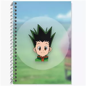 دفتر زبان دو خط 50 برگ خندالو طرح گون فریکس انیمه هانتر ایکس هانتر  Hunter × Hunter