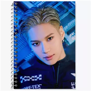 دفتر زبان سه خط 50 برگ خندالو طرح کی گروه شاینی Shinee