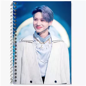 دفتر زبان سه خط 50 برگ خندالو طرح تمین گروه شاینی Shinee