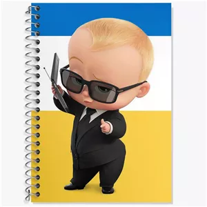 دفتر لغت 50 برگ خندالو طرح بچه رئیس Boss Baby