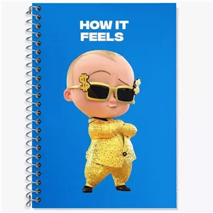 دفتر لغت 100 برگ خندالو طرح بچه رئیس Boss Baby