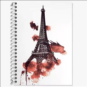 دفتر لغت 100 برگ خندالو طرح برج ایفل