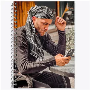 دفتر زبان سه خط 50 برگ خندالو طرح ماکان بند