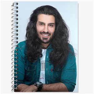 دفتر زبان سه خط 50 برگ خندالو طرح ماکان بند