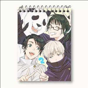 دفتر یادداشت خندالو طرح پاندا و ماکی و اینوماکی و ویوتا انیمه جوجوتسو کایزن