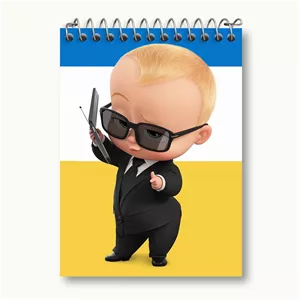 دفتر یادداشت خندالو طرح بچه رئیس Boss Baby