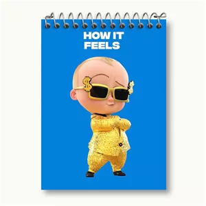 دفتر یادداشت خندالو طرح بچه رئیس Boss Baby