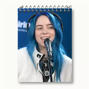 دفتر یادداشت خندالو طرح بیلی آیلیش Billie Eilish