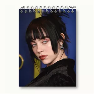 دفتر یادداشت خندالو طرح بیلی آیلیش Billie Eilish
