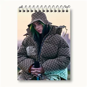 دفتر یادداشت خندالو طرح بیلی آیلیش Billie Eilish