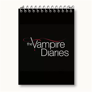 دفتر یادداشت خندالو طرح خاطرات یک خون آشام The Vampire Diaries