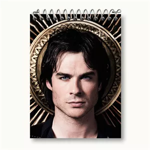 دفتر یادداشت خندالو طرح دیمون خاطرات یک خون آشام The Vampire Diaries