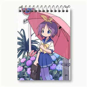 دفتر یادداشت خندالو طرح  تسوکاسا انیمه ستاره خوش شانس Lucky Star
