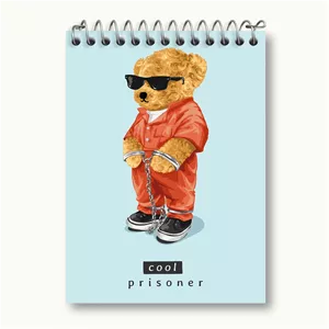 دفتر یادداشت خندالو طرح تدی Teddy