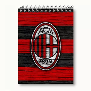 دفتر یادداشت خندالو طرح باشگاه آث میلان