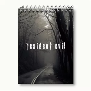 دفتر یادداشت خندالو طرح بازی رزیدنت اویل Resident Evil