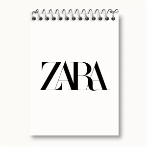 دفتر یادداشت خندالو طرح زارا Zara