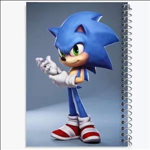 دفتر نقطه ای مهندسی 50 برگ خندالو طرح سونیک (Sonic)