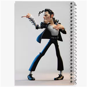 دفتر نت موسیقی 50 برگ خندالو طرح مایکل جکسون (Michael Jackson)