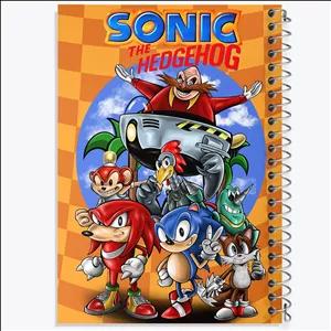 دفتر طراحی 100 برگ خندالو طرح سونیک (Sonic)