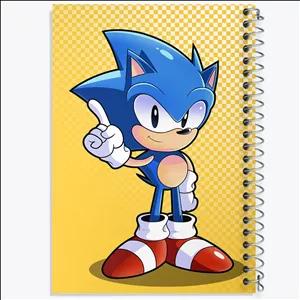 دفتر طراحی 100 برگ خندالو طرح سونیک (Sonic)