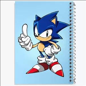 دفتر طراحی 100 برگ خندالو طرح سونیک (Sonic)