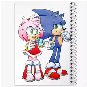 دفتر طراحی 100 برگ خندالو طرح سونیک (Sonic)