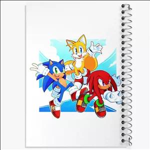 دفتر طراحی 100 برگ خندالو طرح سونیک (Sonic)