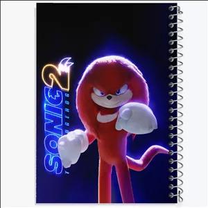 دفتر طراحی 100 برگ خندالو طرح سونیک (Sonic)