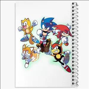 دفتر طراحی 100 برگ خندالو طرح سونیک (Sonic)