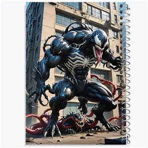 دفتر نقاشی 50 برگ خندالو طرح ونوم (Venom)