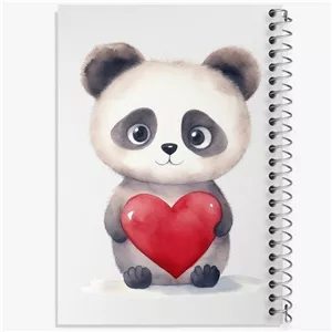 دفتر مشق 100 برگ خندالو طرح پاندا کیوت