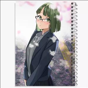 دفتر طراحی 100 برگ خندالو طرح ساکورا انیمه هوریمیا