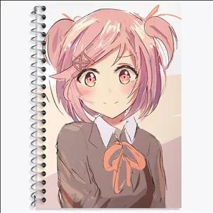 دفتر لغت 100 برگ خندالو طرح بازی دوکی دوکی (Doki Doki)