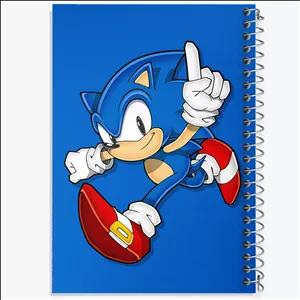 دفتر طراحی 100 برگ خندالو طرح سونیک (Sonic)