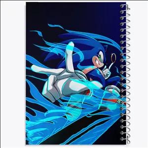 دفتر طراحی 100 برگ خندالو طرح سونیک (Sonic)