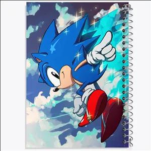 دفتر طراحی 100 برگ خندالو طرح سونیک (Sonic)