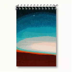 دفتر یادداشت خندالو طرح آسمان