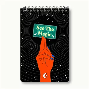 دفتر یادداشت خندالو طرح See The Magic