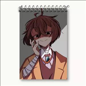 دفتر یادداشت خندالو طرح دازای انیمه سگ های ولگرد بانگو