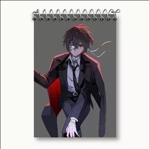 دفتر یادداشت خندالو طرح دازای انیمه سگ های ولگرد بانگو